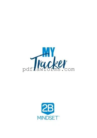 Fill Your 2B Mindset Tracker Template