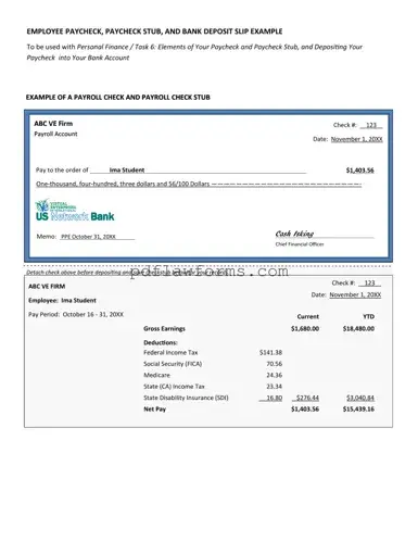 Fill Your Payroll Check Template